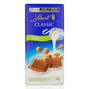 Barra de Chocolate Lindt Classic ao Leite com Avelã 90g